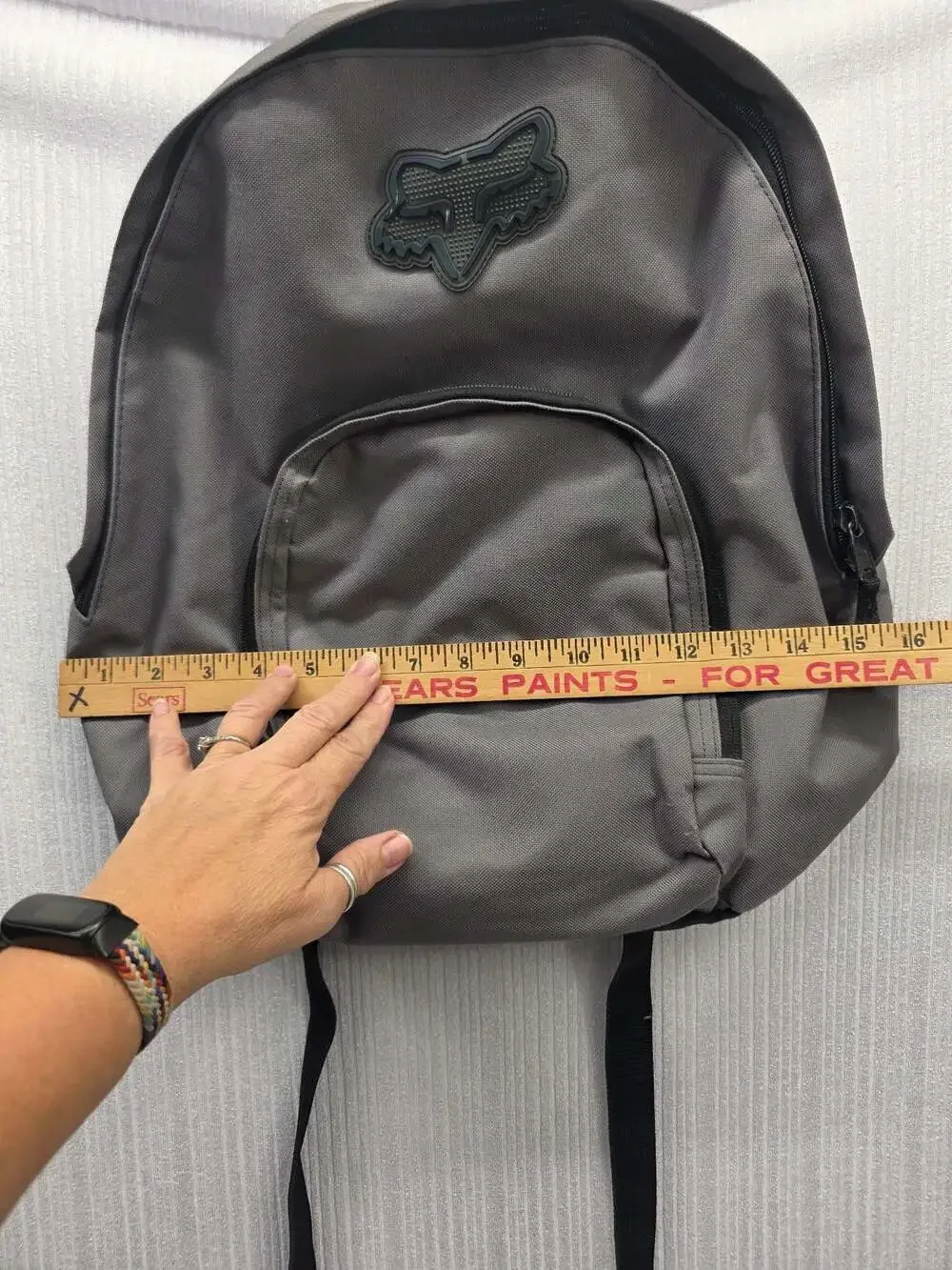 Fox Racing 180 Grey Black Backpack Motocross Daypack
